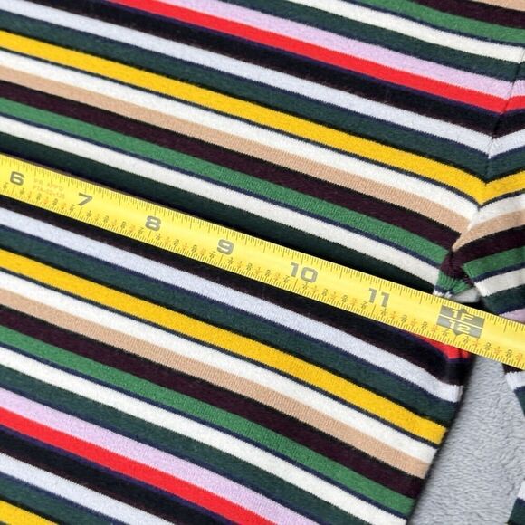 J.Crew Women’s Sz S J Crew Perfect Fit Long Sleeve T-Shirt Striped Colorful - Picture 10 of 12